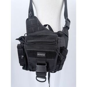 Maxpedition Jumbo Versipack Black Tactical Shoulder Sling EDC Bag Molle CCW